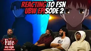 THE HOLY GRAIL WAR BEGINS!! | Reacting To Fate Stay/Night Unlimited Blade Works Episode 2 | TMC