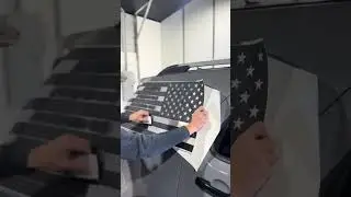 Bold Flag Decal Transformation #patrioticstyle #vinylwraps #truckdecals