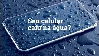 Celular molhado! O que fazer?