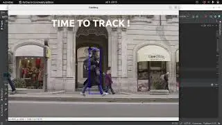 Object Tracking With CSRT Tracker #shorts