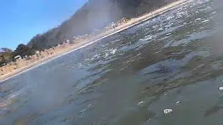 9, Pat the Rat Handboard surfing at Wadell Creek, Santa Cruz County, Oct 2023