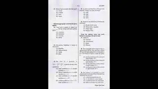 WBPSC《ASSISTANT CONTROLLER OF LEGAL METROLOGY》Previous year question paper 2019