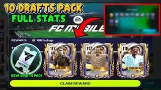 HOW TO GET DRAFT VOUCHERS 10 PACK OPENING WEEK 2 MALDINI CAFU TOTY EVENT IN EA FC FIFA MOBILE 26
