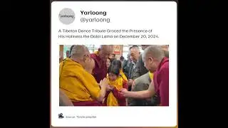This is BEAUTIFUL 😍😍😍 His Holiness the Dalai Lama