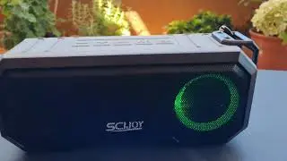 Altoparlante Bluetooth Led Impermeabile SCIJOY IPX7, Cassa da battaglia dal suono potente e discreto