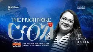 The More Much More God Part 2 - Minister Sophia Lieutier - Sunday Service - 18th January, 2026.