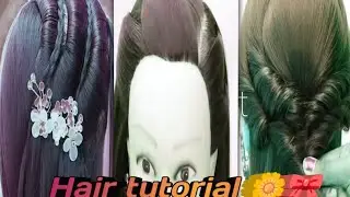  wedding and party unique hairstyle tutorial step by step 😍✅