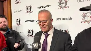 11/10 - Ducks head coach Greg Cronin speaks to the media after their 4-2 win over the Blue Jackets