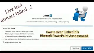 LinkedIn&rsquo;s Microsoft PowerPoint Skill Assessment  2020 - Complete Live Test Video