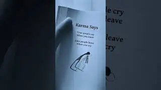 English Quotes #karma #whatsappstatus #youtubeshorts #lifesolutions #aboutlife #motivation #music