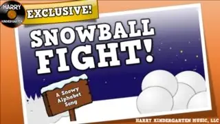 Snowball Fight!  (a snowy song for kids about letters & their sounds)