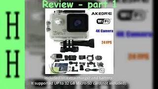 Review of the AKEDRE 4K Ultra HD Action Cam!!!
