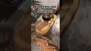 Insanely Satisfying Wood Carving with CNC Tool 🔥 | Woodworking Perfection!#woodworking