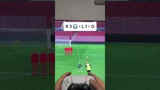 Learn how to score this trivela free kick #fifa #fc25 #tutorial #soccer #football #shorts #freekick