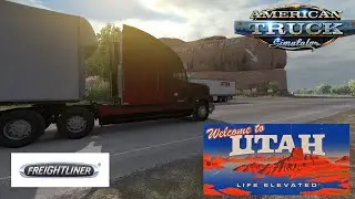 FREIGHTLINER FLD 120 RAISED ROOF-MOAB UT. TO HOLBROOK AZ. (AMERICAN TRUCK SIMULATOR)