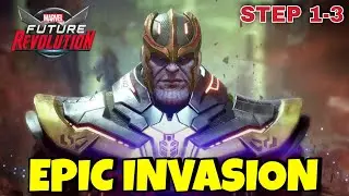 THANOS EPIC INVASION (Step 1-3) Gameplay | THE MAD TITAN |Marvel Future Revolution Tamil