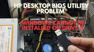 HP  Bios Utility Problem Solve ||EZ mode problem Solve