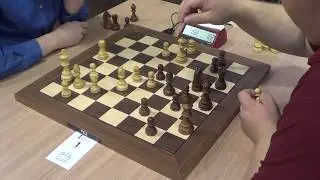 IM Christiansen Johan-Sebastian  - FM  Lavendelis Egons, Blitz chess, Gruenfeld defence