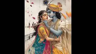 Radha Krishna 3d wallpaper #krishna #radha