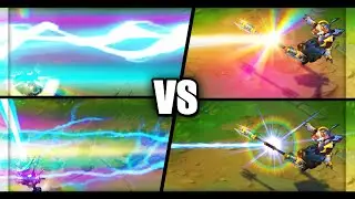 Lux VFX Update NEW vs OLD All Skins Comparison (League of Legends)