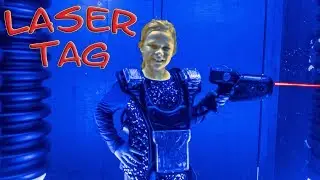 Laser Tag and Arcade Family Fun with the Assistant on a Ropes Course