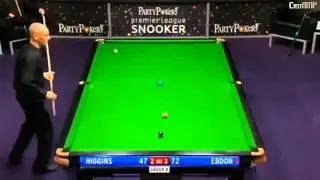 Peter Ebdon went crazy after winning the frame