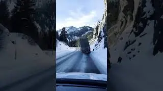 The Trailer Wouldn&rsquo;t Stop Swaying&hellip; On Ice ❄️🚛 #automobile #trucking