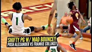 SHIFTY NY Point Guard w/ INSANE HANLDES vs Best PG from Arizona!! Posh Alexander vs Frankie Collins