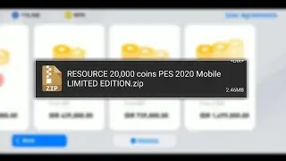 Resource 20.000 coin PES 2020 LIMITED EDITION