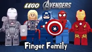 Lego The Avengers Finger Family | Nursery Rhymes | 3D Animation From TanggoKids Nursery Rhymes