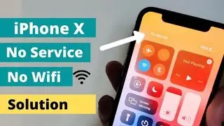 iphone x aucun service  network problem ايفون x no service