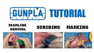 Gunpla Skills Tutorial - Seamline Removal, Scribing & Masking with Megasize Zaku