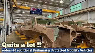 Australia orders 40 Bushmaster Protected Mobility Vehicles worth more than $100 million