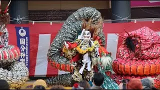 2023トキハわさだタウン新春神楽大会　馬場子ども神楽『大蛇退治』