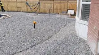 Tamping away for a large pad
