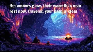 Enchanted Waterfall of Dreams | Medieval Pixel Ambient Music for Sleep, Study & Relaxation