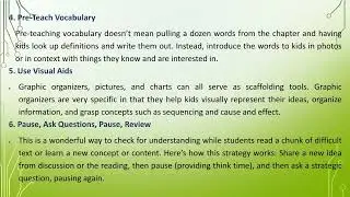 Language scaffolding