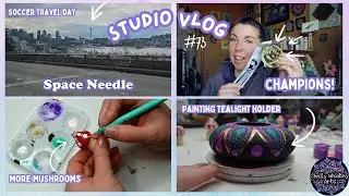 Studio Vlog #73 | Painting Through Pain & A Championship Win! 🎨⚽🏆
