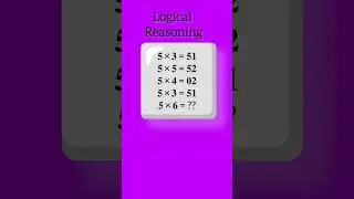 #logicalreasoning #math #puzzles #funwithmaths  #multiplication #livestream