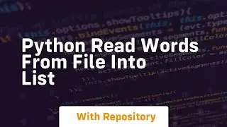 python read words from file into list