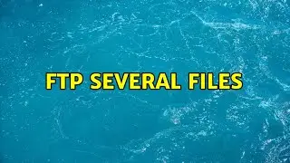 FTP Several Files (2 Solutions!!)