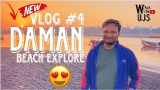 Vlog #4 | Exploring Daman Beach 🌊 | Hidden Gems & Sunset Views | Travel Vlog