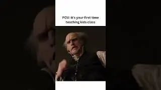 When you teach kids class for the first time
