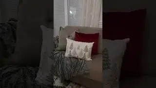 Cozy Christmas Home Makeover ✨ Velvet Pillows + Snowflake Curtains + Holiday Rug Transformation! 🎄