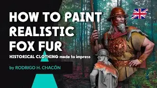 🇺🇸🇬🇧 FOX FUR and MODEL COLOR | Step by step historical clothing cape to impress 🦊✨