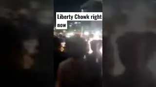 @ptiofficial &mdash;&mdash;Liberty Chowk right now