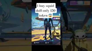 I buy  squid 👧doll only 150 token🤫 #squidgame #freefire #xtd #shorts