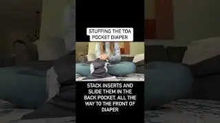 Stuffing a Pocket Diaper