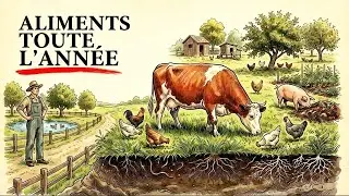 Nourrissez votre famille toute l’année : le système de ferme autosuffisante au pâturage