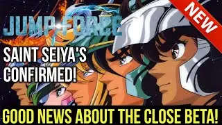 Saint seiya's Confirmed? Official Leak, jump force close beta US Codes available still.